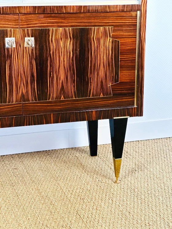 Image 1 of Modernistische art-deco etalage in Macassar, Frankrijk, 1950.