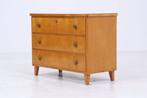 Image 1 of Vintage Commode à tiroirs | Mid Century Armoire à tiroirs | Rangement en bois 60's 70's #05-29