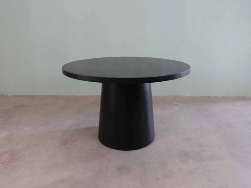Mesa de comedor redonda Vintage Urban Noir