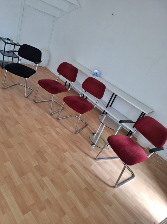 4 x Sedie da pranzo Lande, modello a slitta – Metal, Plastic (photo 6 of 6)