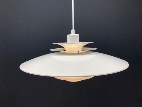 Image 1 of Large Vintage Scandinavian Hanging Lamp - Verona 1012-H - Kurt Wiborg - Jeka Metaltryk - 1980