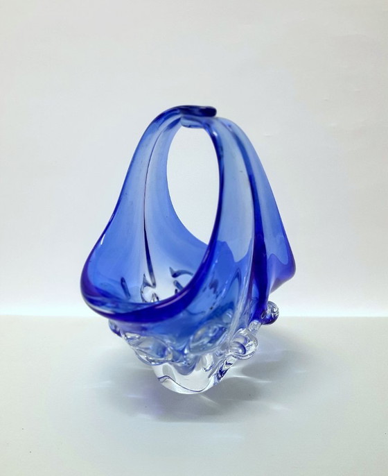 Image 1 of Basket  designed by Vladislav Paleček / Skrdlovice glasswork