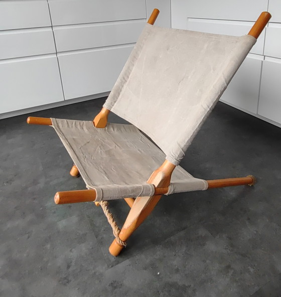 Saw Chair par Ole Gjerlov Knutsen – Chaises & fauteuils, Textile, Wood (photo 3 of 6)