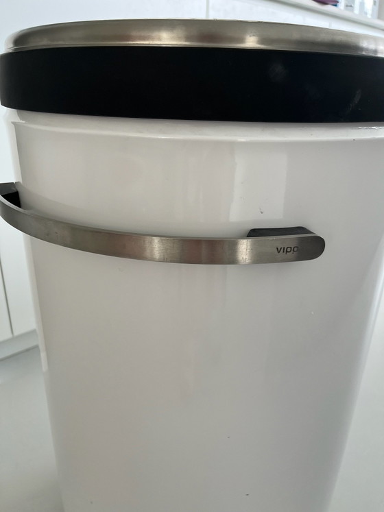 Vipp 441 Wäschekorb Weiß, Dekorative Objekte, Gummi, Stoff, Schwarz (Foto 7 von 8)