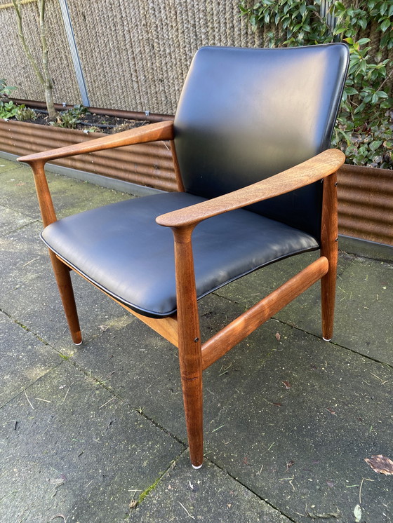 Image 1 of Grete Jalk teak armchair for Glostrup