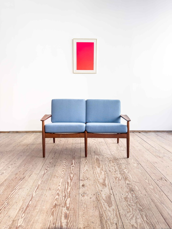 Image 1 of Mid-Century Modern Danish 2-Seat Sofa from Glostrup, 1950s