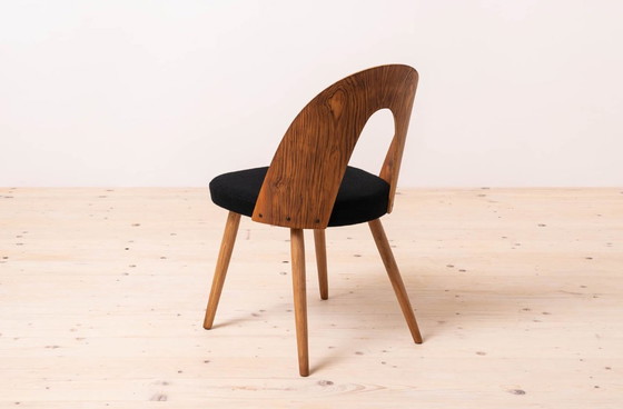 Image 1 of Set di 4 sedie da pranzo Mid-Century di Antonin Šuman, rivestite in tessuto Kvadrat