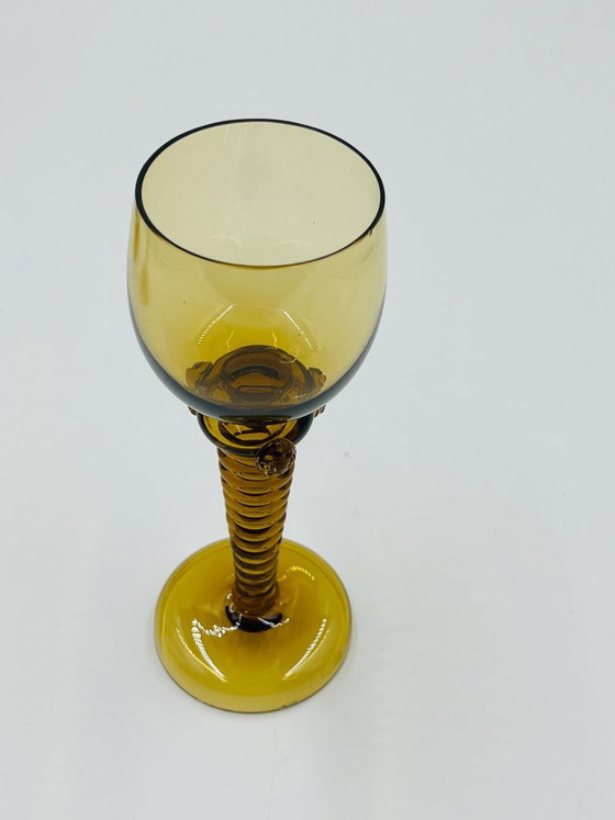 Lot de 5 Verres à Vin Roemer Ambrés – Bohémia, Verres et carafes, Glass (photo 8 of 12)