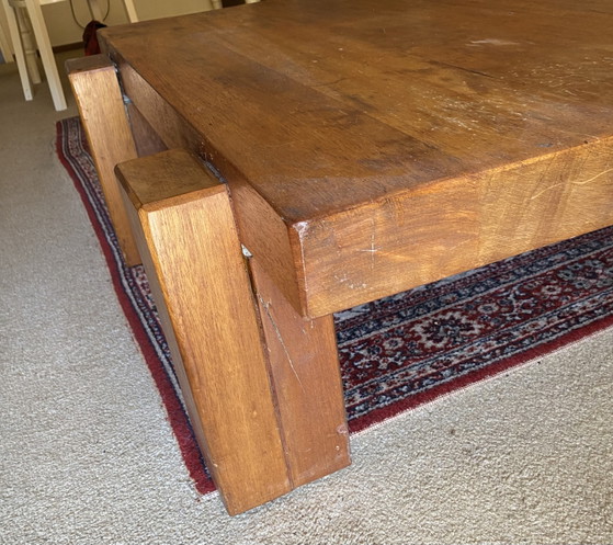 Image 1 of Brutalistische salontafel zeer stevig