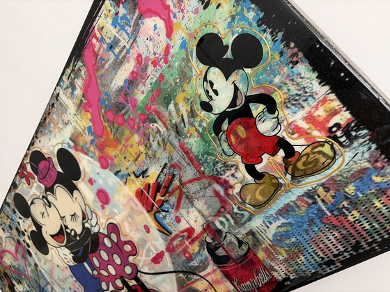 Micha Baker “Mickey and Minny” – Paintings & Drawings, Wood, Plexiglass (photo 5 of 5)