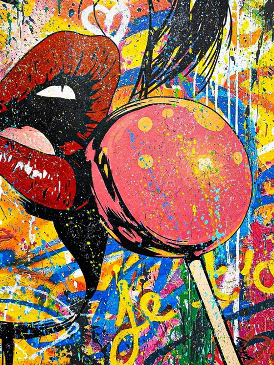 Image 1 of GONGAS - Tan ansioso - Litografía de artista enmarcada