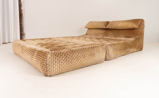 Vintage Bamboletto Tagesbett von Mario Bellini für B&B Italia, 1975 — Signiert, Originalpolsterung