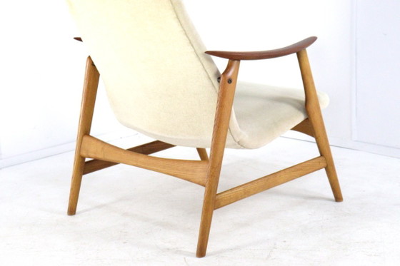 Frode Braathen and Hans Brattrud for Dokka Möbler Armchair Model 500 - Lowback Armchair – Dokka mobler, Wood (photo 18 of 18)
