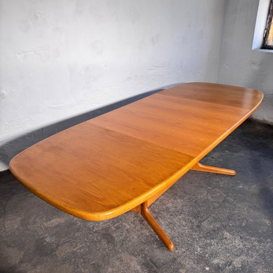 Image 1 of Skovby Extendable Oak Dining Table, 1960s