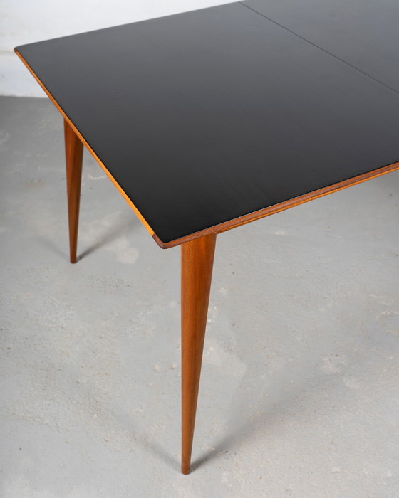 Image 1 of Mid Century Scandinavian Dining Table Made Of Teak