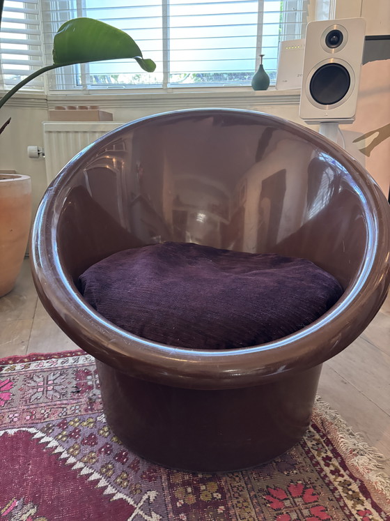 Image 1 of Fauteuil lounge et table d'appoint Skopa par Ole Gjerlov Knudsen & Torben Lind pour IKEA, années 1970