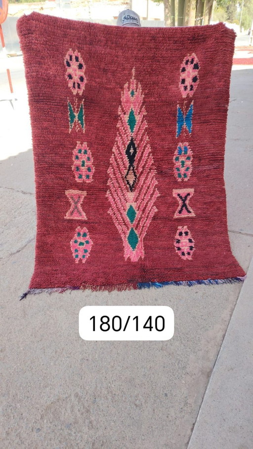 Handgeknoopt Berber kleed wol 180x140cm