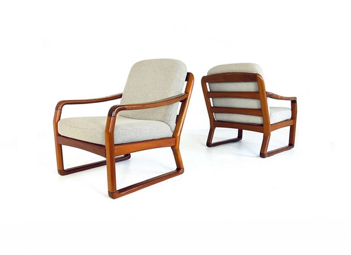 2X Fauteuil Dyrlund, années 1960