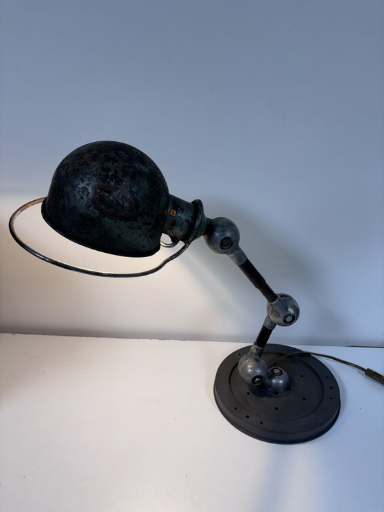 Unique Industrial Table Lamp (Vintage Jieldé Arm & Hinges) – Jielde, Metal (photo 9 of 15)