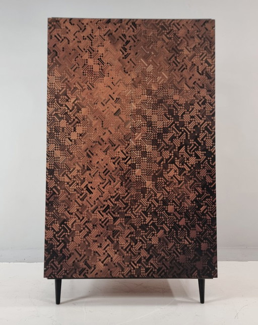 Armadio vintage in frassino, anni '60