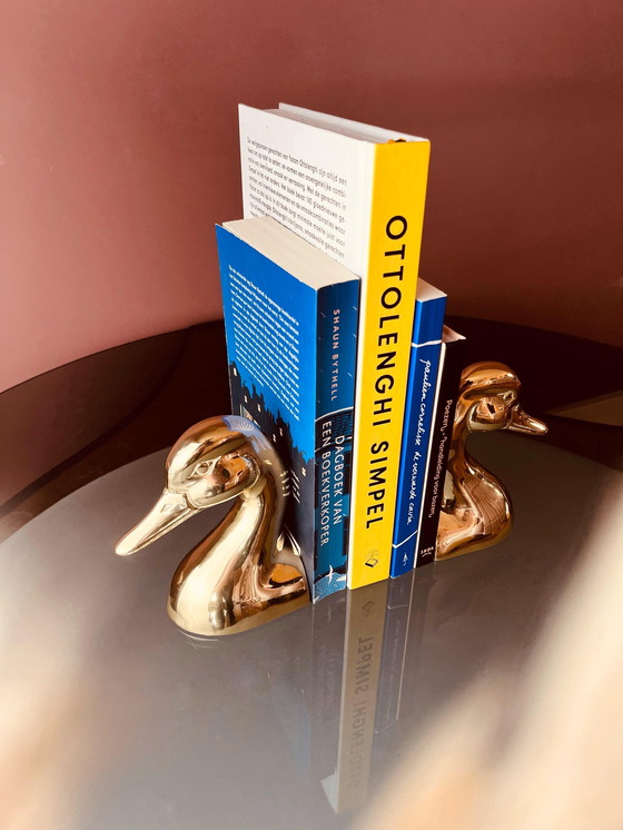 Image 1 of 💛Messing eenden boekensteunen💛 ja