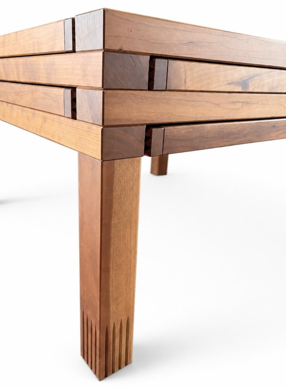 Table Modulable Hexa de Bernard Vuarnesson pour Bellato. 1980 – Tables basses, Wood (photo 8 of 8)