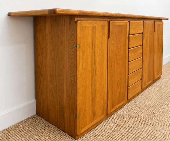 Romanutti Elm Sideboard – Italy, 1978 – High Boards, Wood (photo 11 of 11)