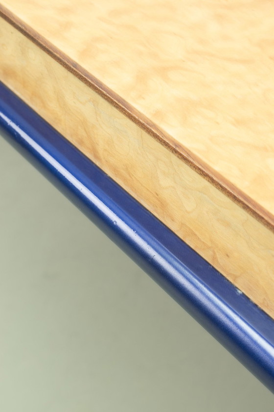 Image 1 of Sottsass Donau dining table by Leitner, Memphis par excellence