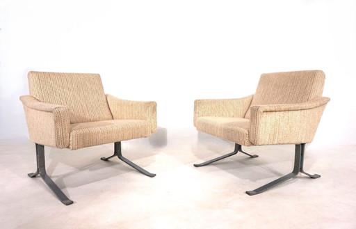 Set of two Röhl cantilever lounge chairs, 1960