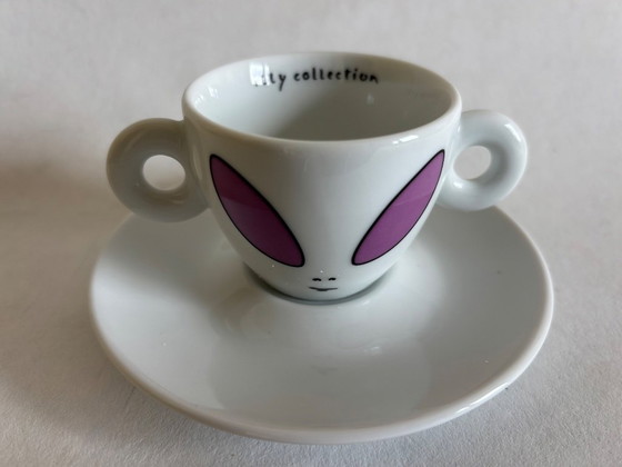 Image 1 of tazza e piattino Alien Illy Art collection