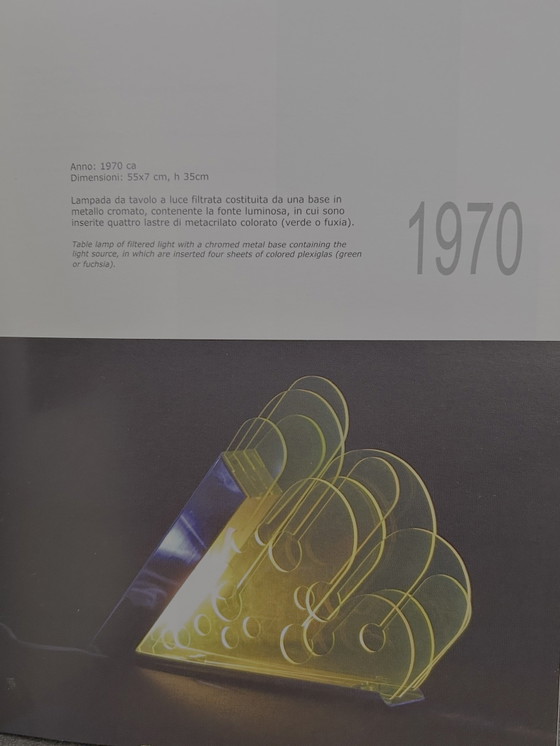 Image 1 of Lampada da tavolo “Pitagora” di Sergio Giobbi per Metalmobili - anni '70