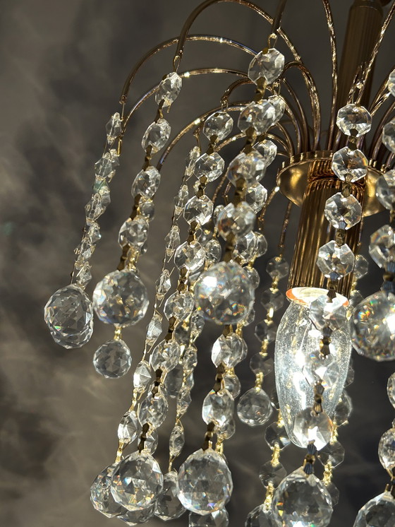 Image 1 of Satz von 2 Marken Swarovski Kronleuchter Anhänger Lampe Kristall