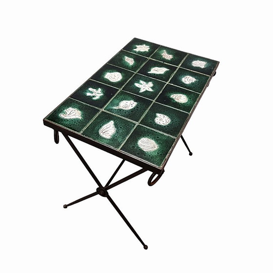 Image 1 of Einzigartiger Beistelltisch von Paul Pouchol und Jacques Adnet