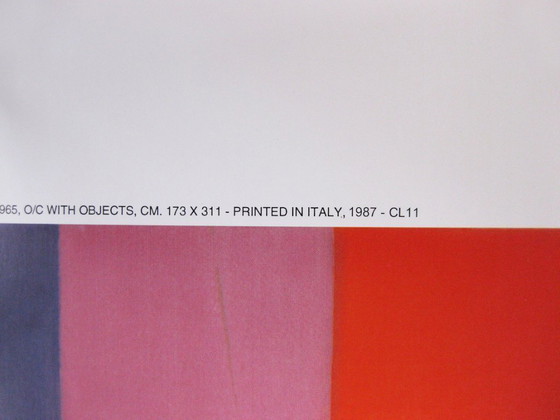 Image 1 of JASPER JOHNS – "Edingsville" 1987 – Póster monumental XXL (139 cm) – Edición múltiple
