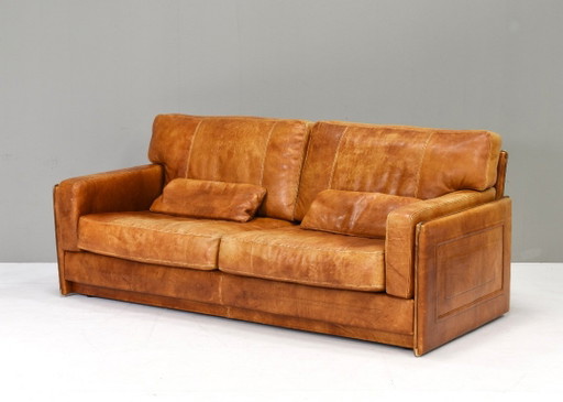 Canapé Baxter « Arcon » grand format par Marco Milisich – Italie, années 1970 – 2 zitsbanken, Leather (photo 2 of 17)