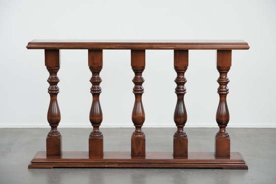 Image 1 of Klassieke side table/ balustrade/ haltafel uit de 20e eeuw