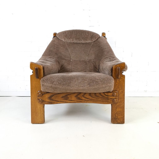 Vintage brutalist fauteuil
