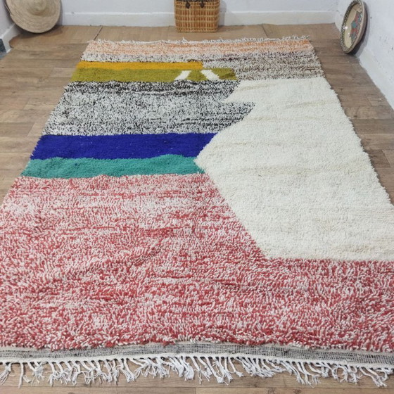 Image 1 of Abstract Berber Rug – Abstract Berbertapijt | Moroccan Wool Rug 290 × 196 cm