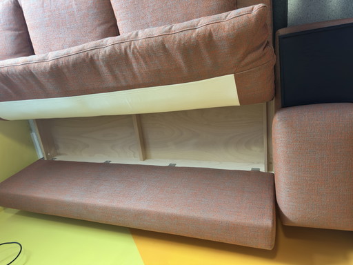 Signet ISLA 200 con vassoio scuro + sgabello + coperture rimovibili – slaapbanken, Metal, Textile (photo 2 of 10)