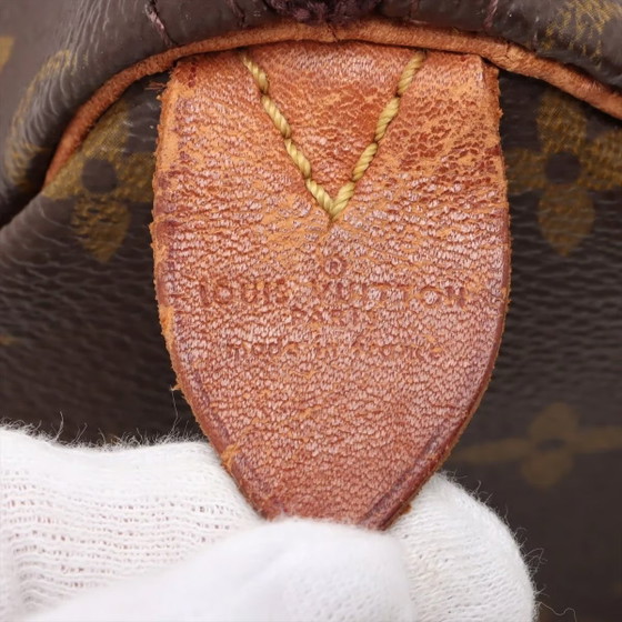 Speedy 30 Monogram Louis Vuitton – Top handle tassen, Leer, Canvas (photo 8 of 15)