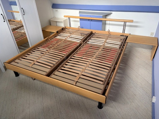 Estructura de cama Swissflex / Estructura de cama y somier de láminas – tweepersoonsbedden, Wood