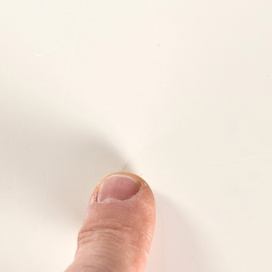 Image 1 of Console stereo TV con cassetto in plastica rossa cromata Raymond Loewy DF-2000