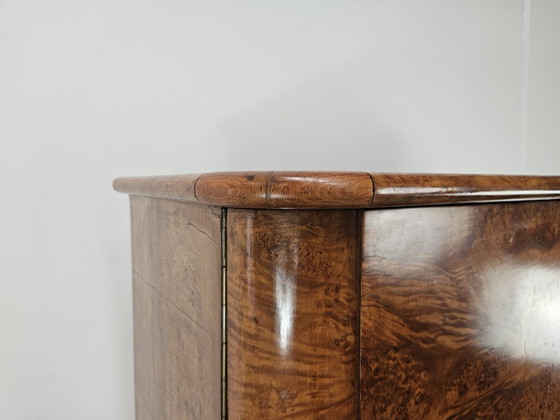 1930s Austrian Art Deco walnut burl sideboard – Sideboard cabinet, Wood (photo 4 of 18)