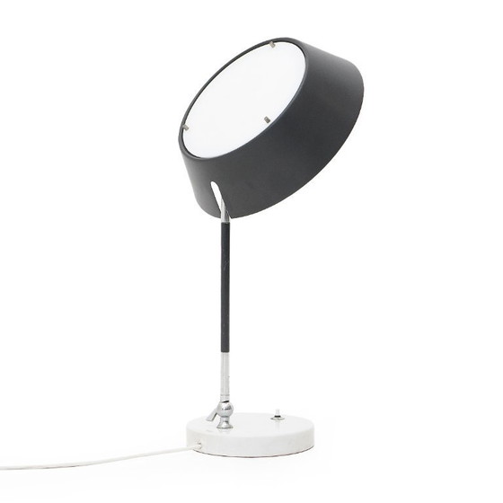 Image 1 of Table lamp by Stilux with marble base, 1950s