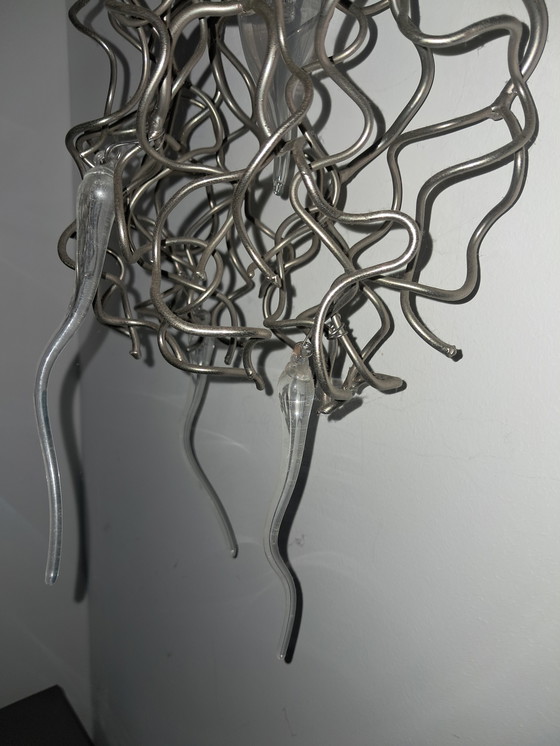 Image 1 of 2 lampade da parete di marca Van Egmond Hollywood in nichel