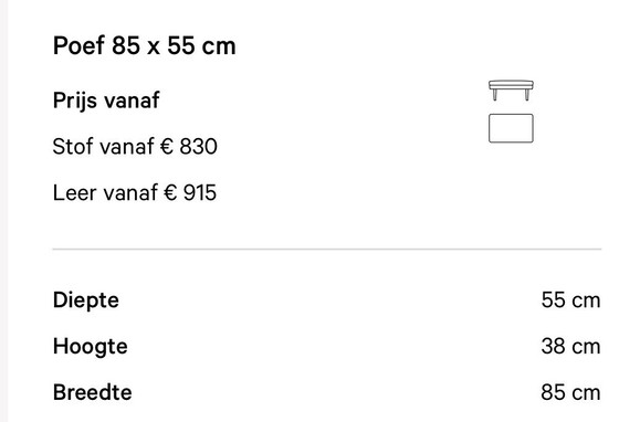 Image 1 of Leolux Devon 2,5 pl chaise longue (L) en cuero