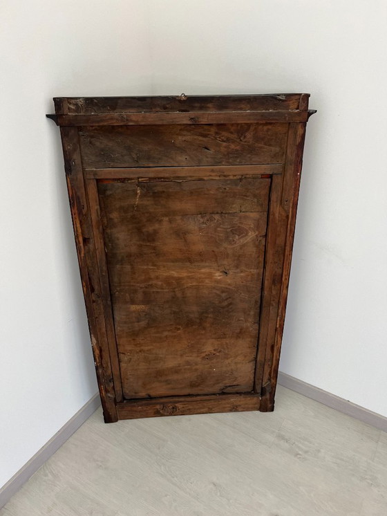 Image 1 of Cassettone - Noce - Comò con specchiera