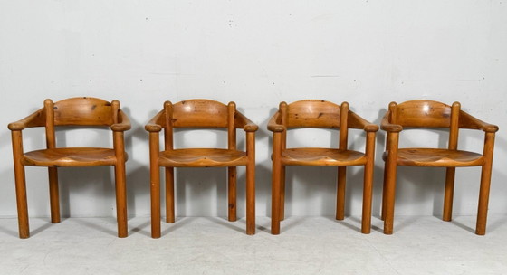 Image 1 of Set van 6 fauteuils van Rainer Daumiller voor Hirtshals Sawmill, Denemarken, jaren 70.