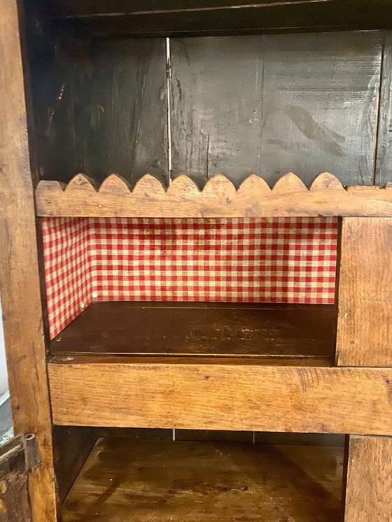 Image 1 of Très belle armoire rustique Wabi-Sabi en hêtre massif.