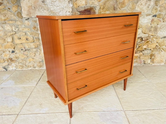 Commode in mid-century modern stijl, jaren 60 – Ladekasten, Wood (photo 22 of 22)